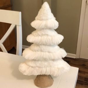 NWT White Barn Decorative White Tree